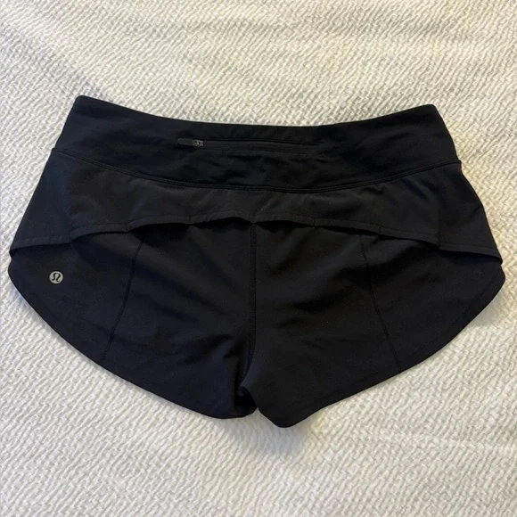 Lululemon Speed Up Shorts Low Rise 2.5” Black Size 8 Retired 2020 Edition - Picture 7 of 8